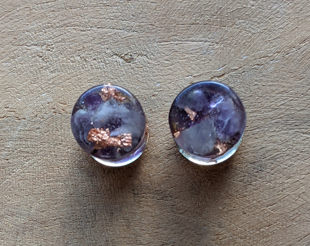 Handcrafted amethyst resin tunnels - EL-Creations