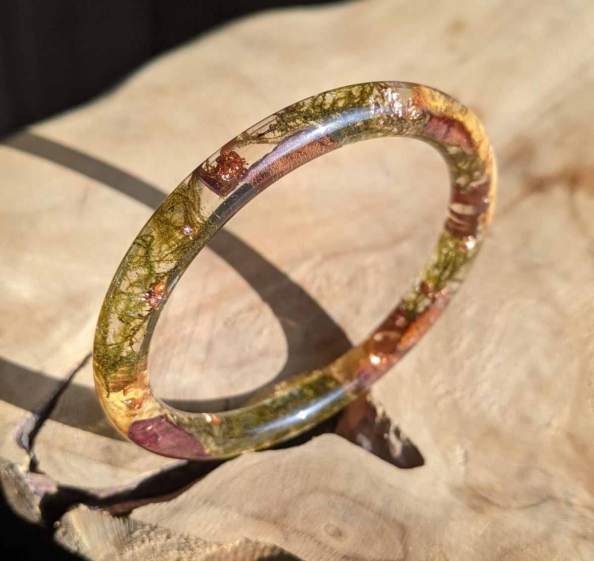 One of a kind botanical jewelry with preserved garden leaves – EL-Creations