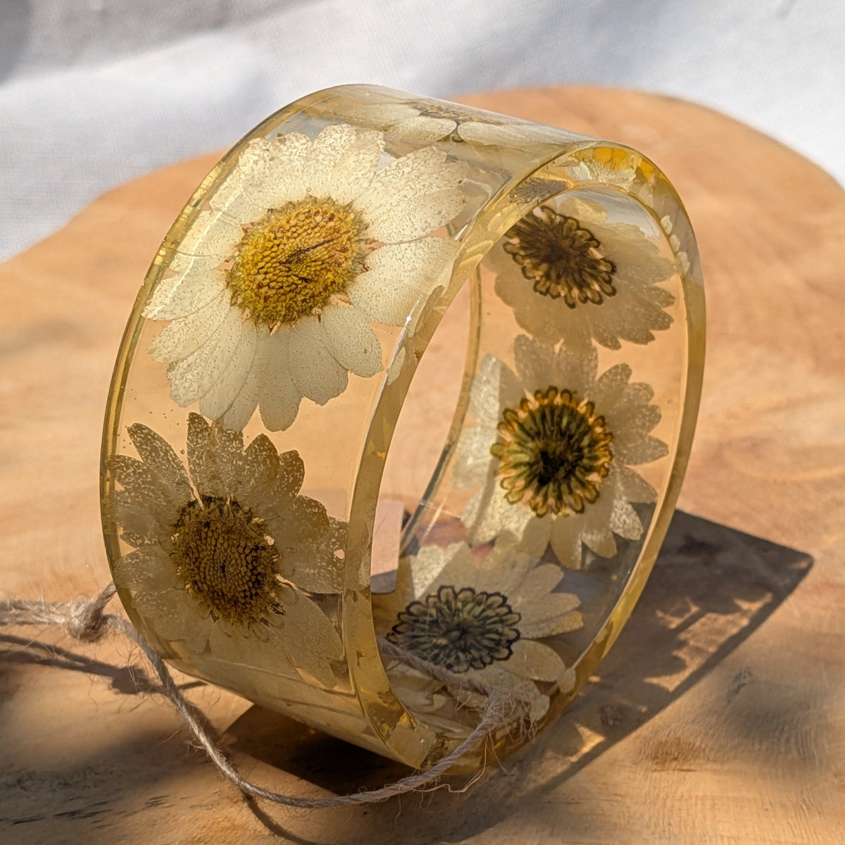Collection of handmade resin bangle bracelets, crafted in Belgium - EL Creations