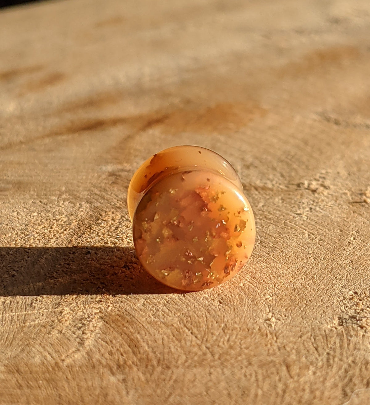 Six piece resin plug set with individual gemstone inspired styles EL-Creations