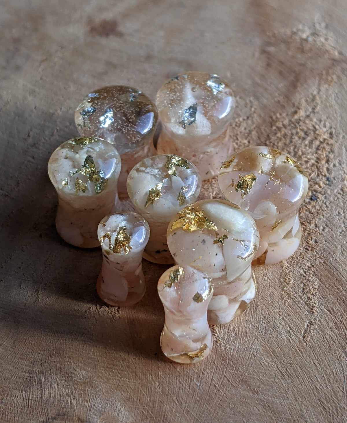 Handcrafted pink resin tunnels - EL-Creations