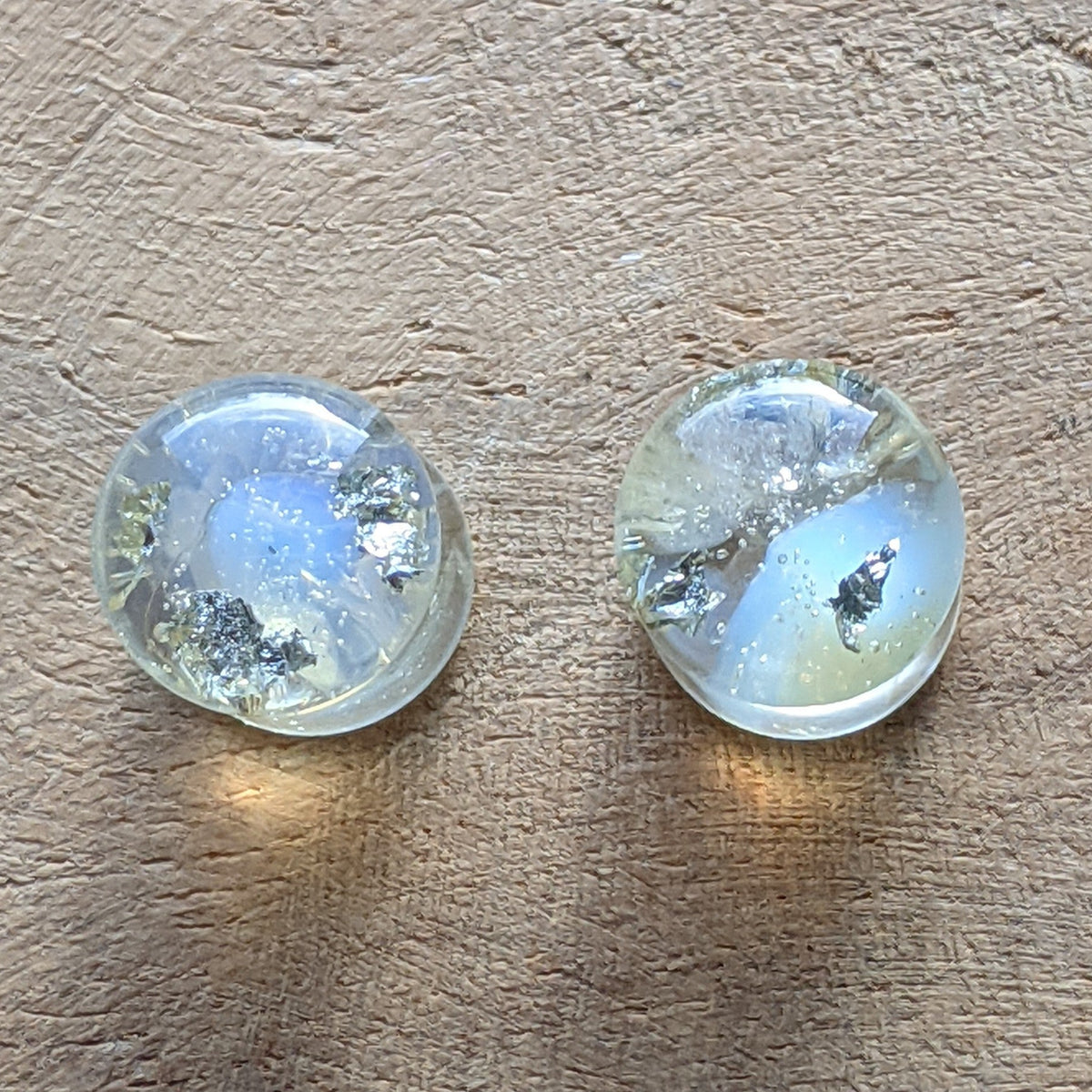 Moonstone resin ear plugs EL-Creations