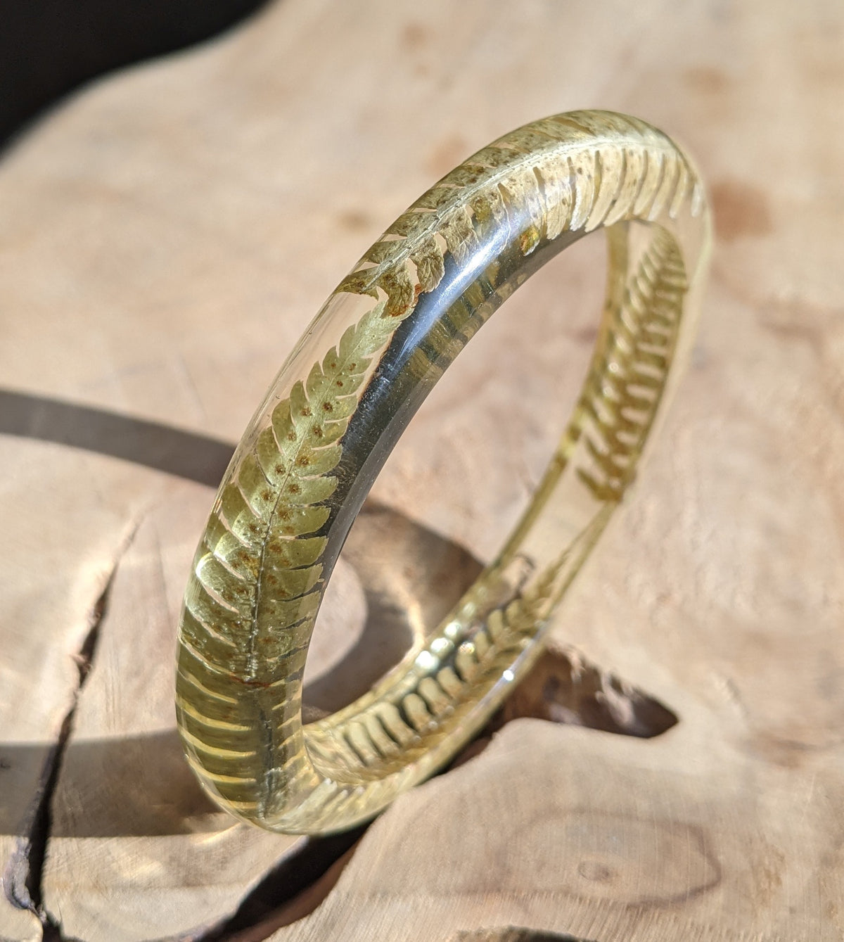 Nature inspired handmade fern bangle – EL-Creations