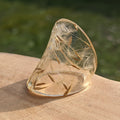 Bague en résine avec graines de pissenlit