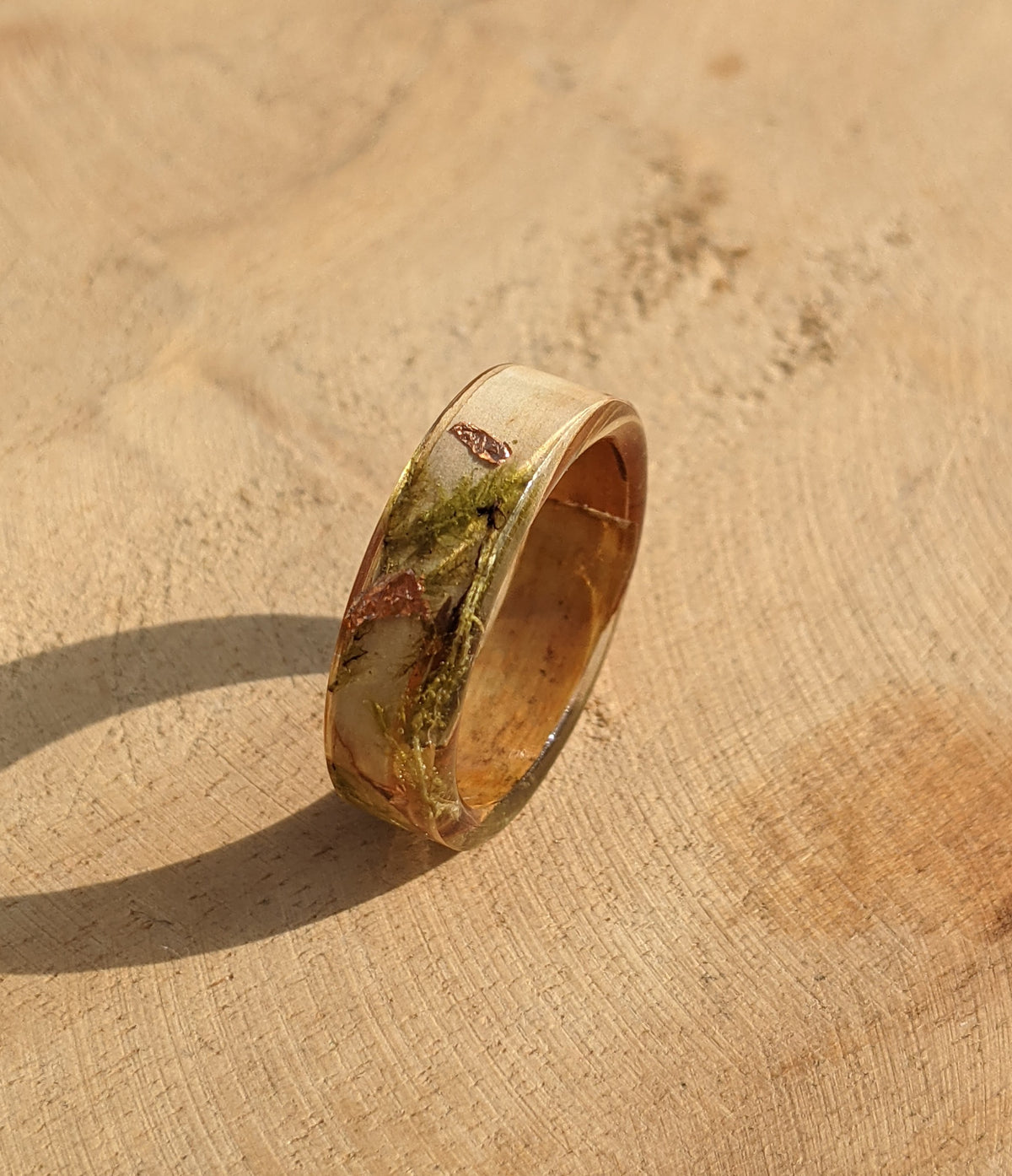 Handmade Nature Resin Jewelry Ring by EL-Creations