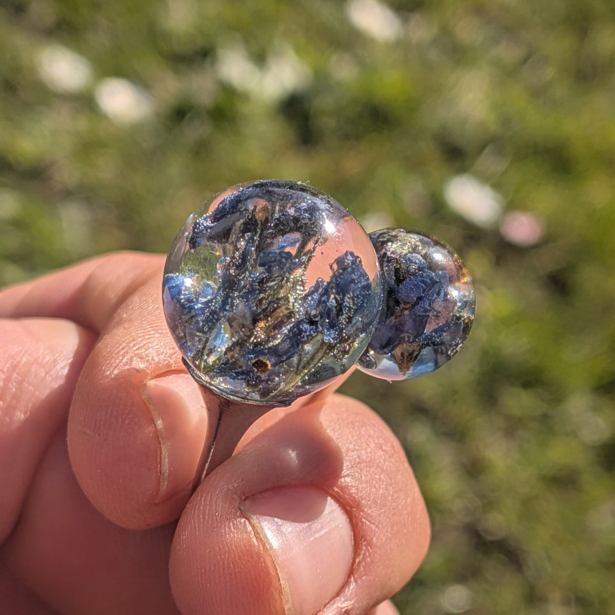 Handmade botanical Forget Me Not ring– EL-CreationS