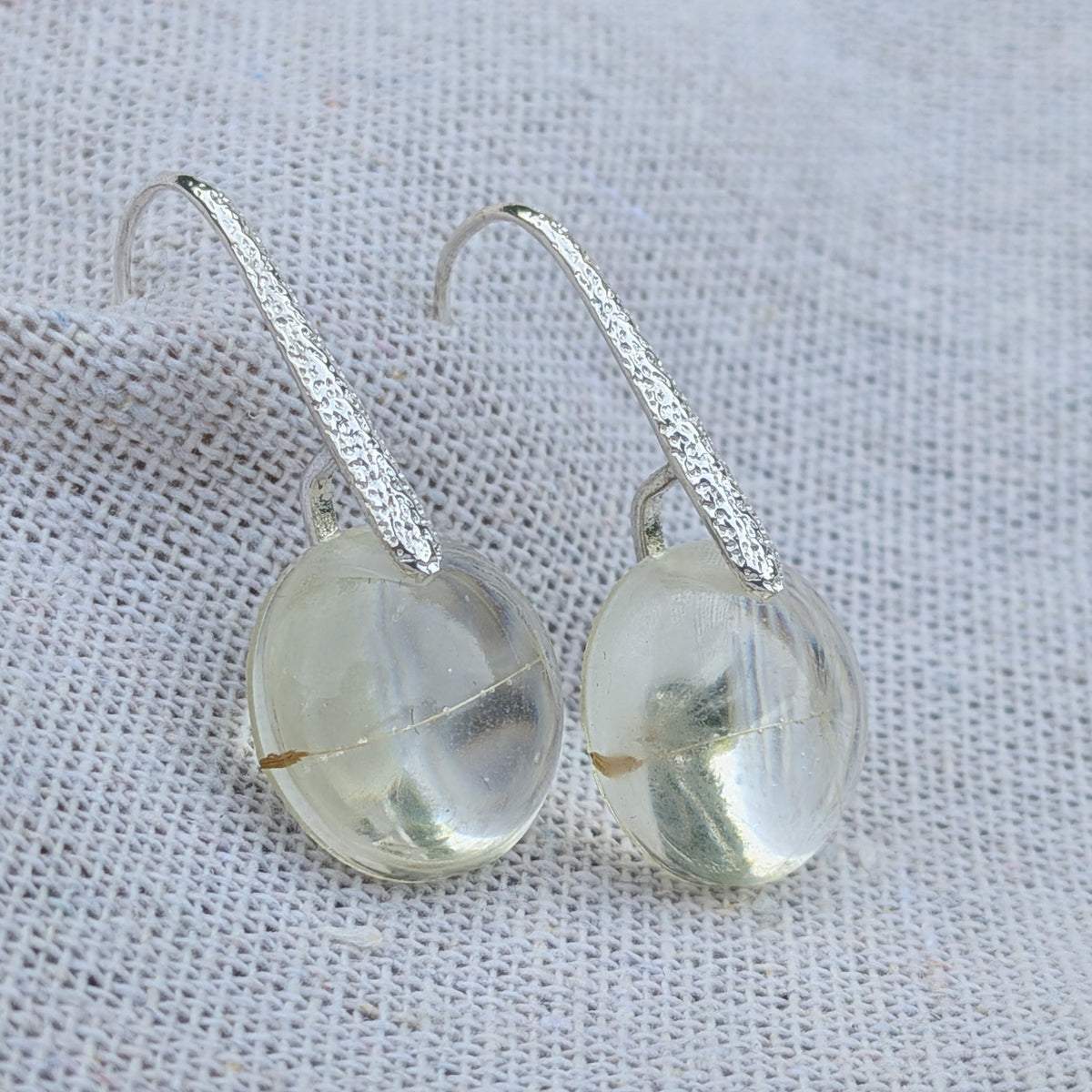 Delicate botanical dandelion earrings – EL-Creations