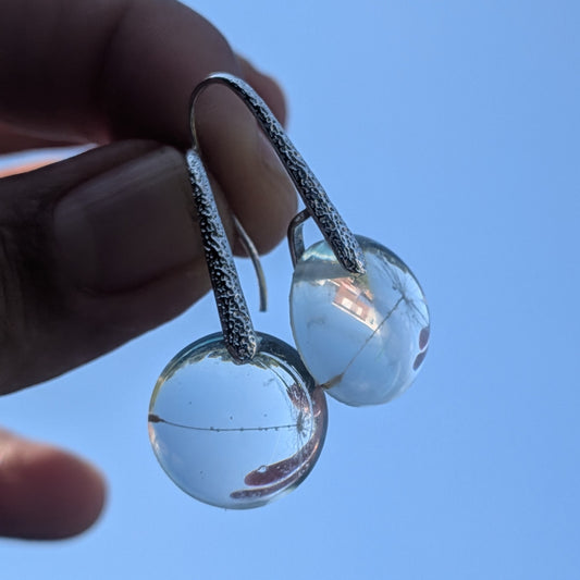 Dandelion seed sphere earrings – EL-Creations