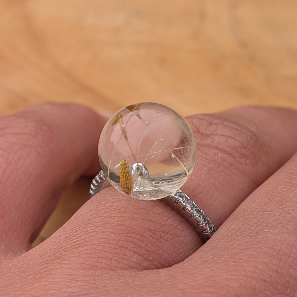 Handmade botanical resin jewelry unique nature gift for her – EL-CreationS