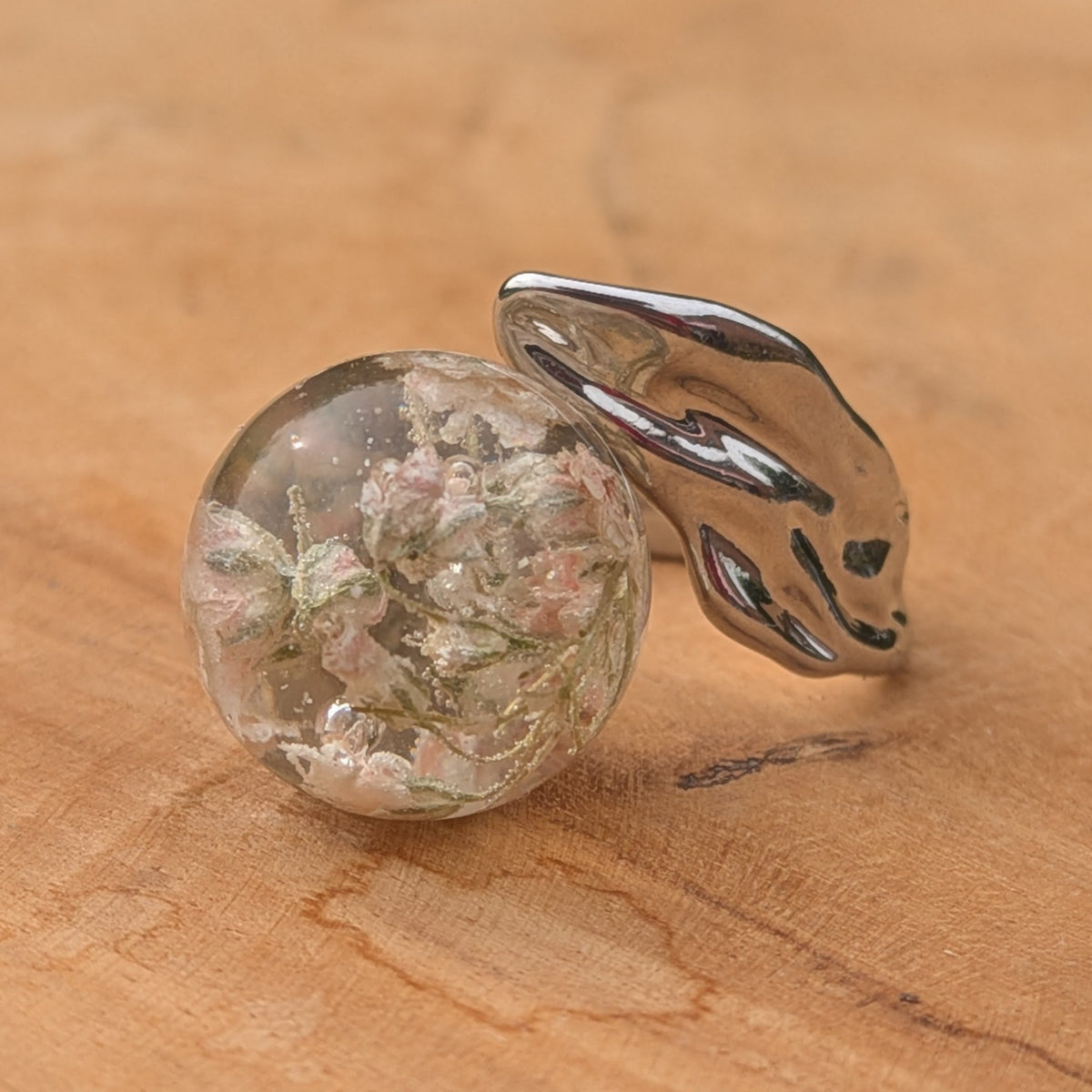 Handmade Baby's Breath botanical ring – EL-CreationS