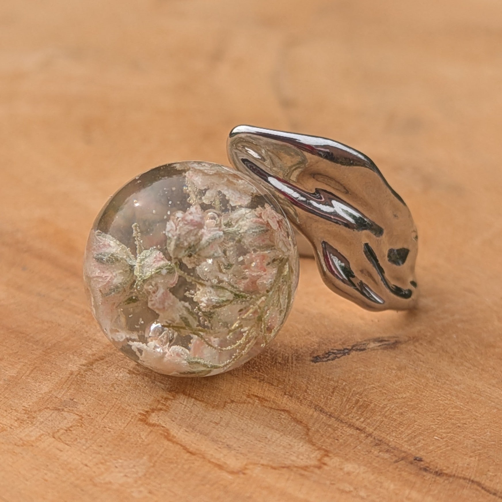 Handmade Baby's Breath botanical ring – EL-CreationS