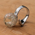 Baby's Breath resin ring with real flowers– EL-CreationS
