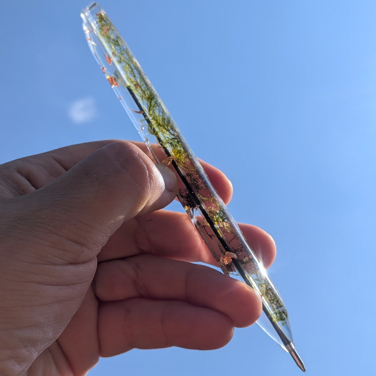 Elegant resin writing pen inspired by woodland nature – EL-Creations
