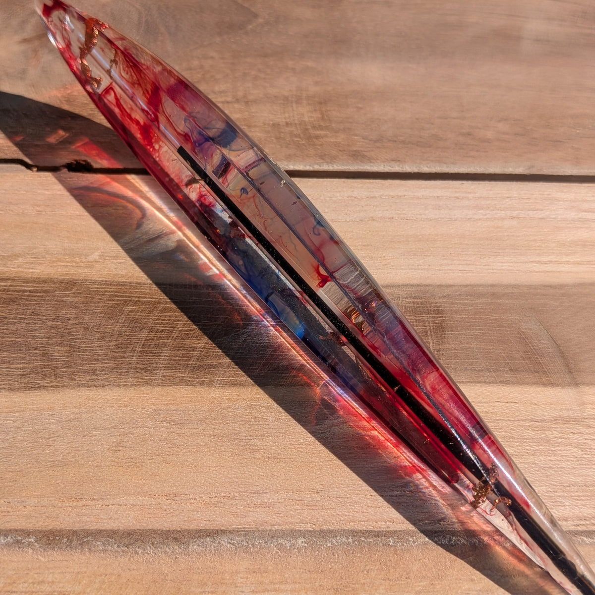 Unique moonstone writing accessory handmade by EL-Creations