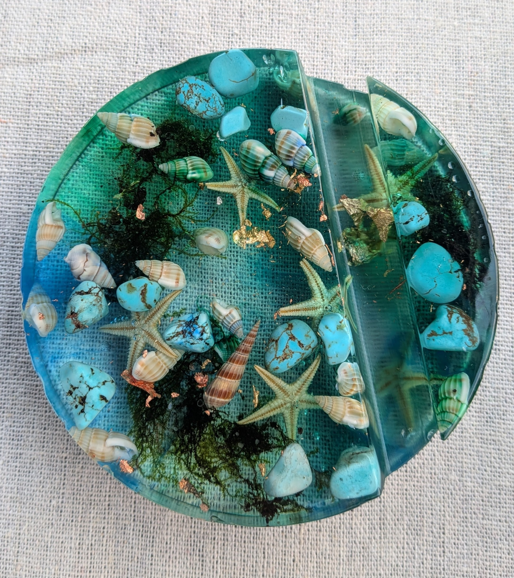Ocean Resin Phone Stand