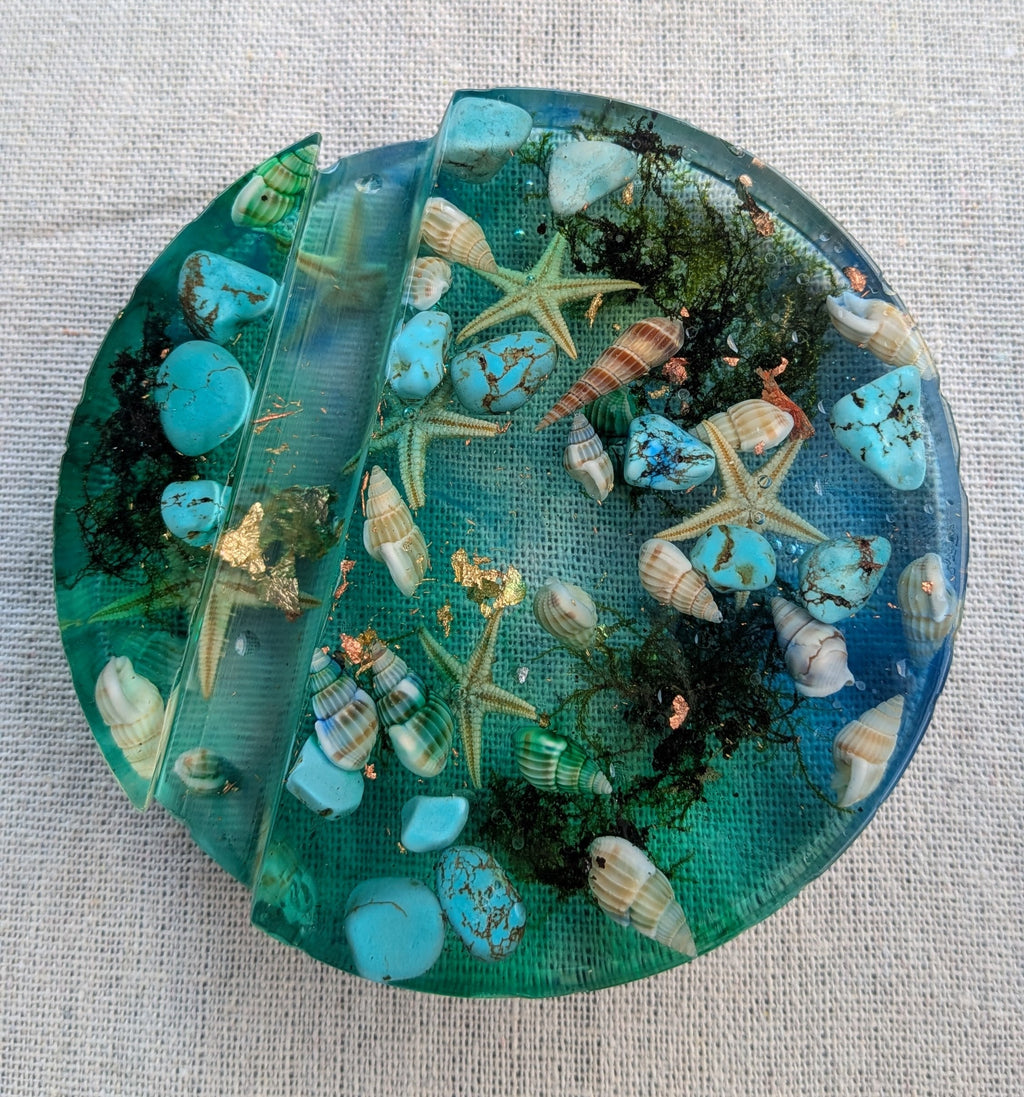 Ocean Resin Phone Stand